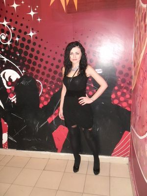 Nice brunette at the party