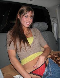 Great smile while she is having fun