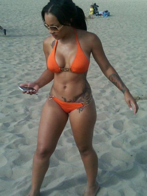 Sizzling at the beach.