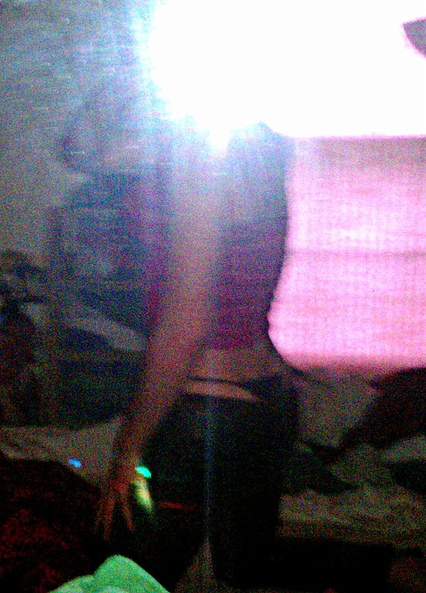 Teen selfshot in leather