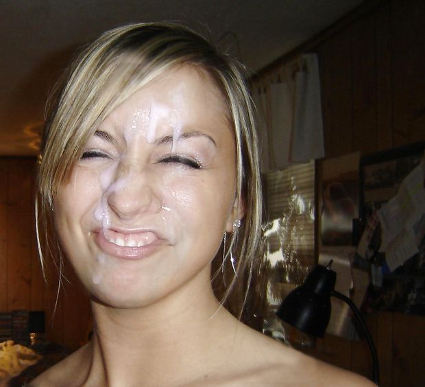 Facials! Pics Of Ladies Who Love Cum On Their Face!