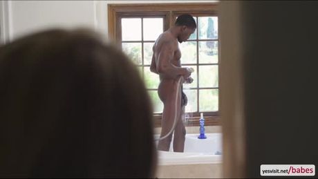 When these two horny individuals accidentally bump into each other the first this naughty slut AJ Applegate did was pull down his pants.