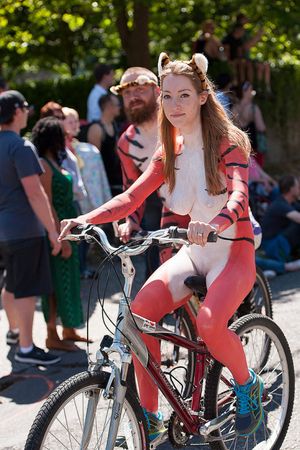 Painted for a bike ride.