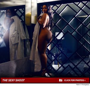"Basketball Wives LA" star Brittish Williams who just got bare ass naked