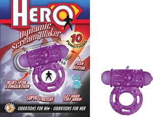 HERO DYNAMIC SCREAM MAKER PURPLE - Adult novelty