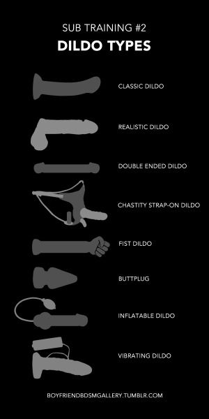 Dildo types