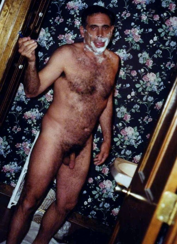Jim Caught Shaving