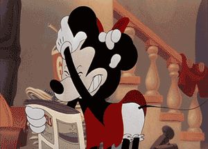 mickey and minnie kiss
