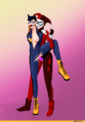 r34,,Harley Quinn,DC Evil,DC Comics,,Batgirl,Bat Family,pictured femdom,femdom,Straponess,CatWithBenefish,DC porn