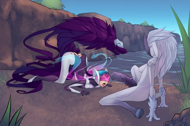 Sona isn't allowed to leave futa Kindred :X