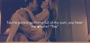 Whores deserve to be filled with their lover's cum