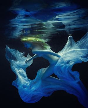 She's a fighter mermaid