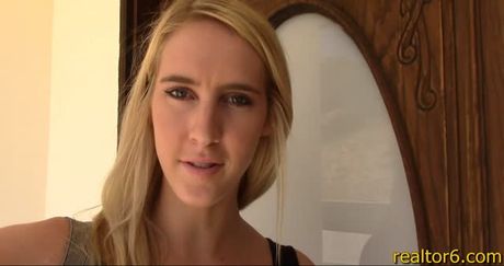 Wife seduces her realtor when her husband is away from home