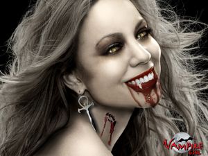 Gorgeous Vampire Babe