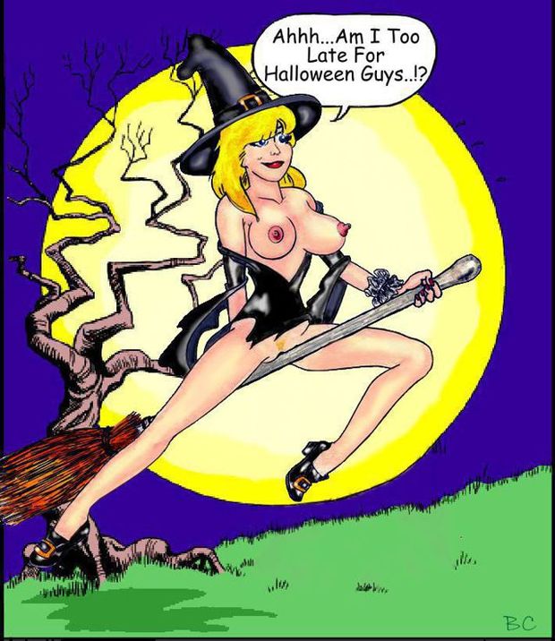Riding In Just In Time_Happy Halloween!!
