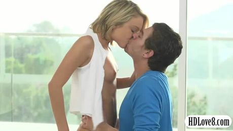 Perky tits teen babe Chloe Foster pounded and cum facialed