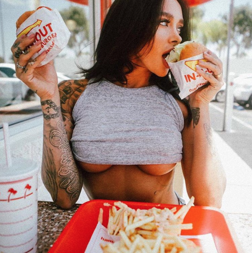 Boobs for lunch