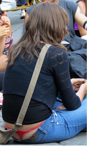 I love a glimpse of thong