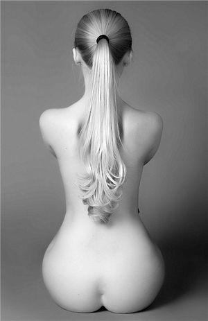 black and white woman statue