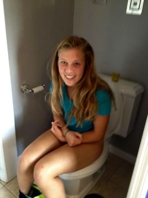 my-hidden-garden: Lovely toilet cutie surprised