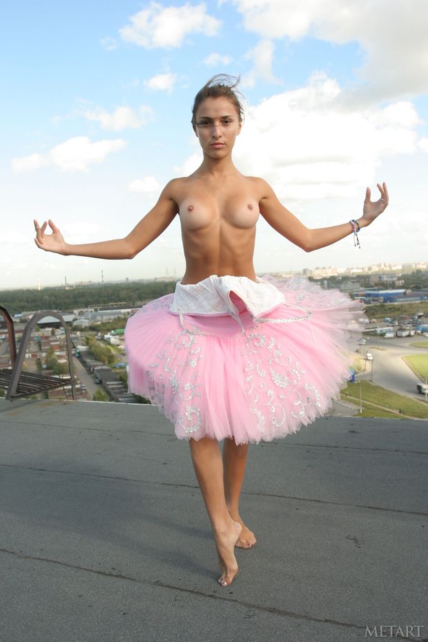 Ballerina on a Roof