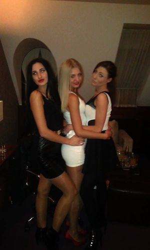 Slutty bimbos party crew