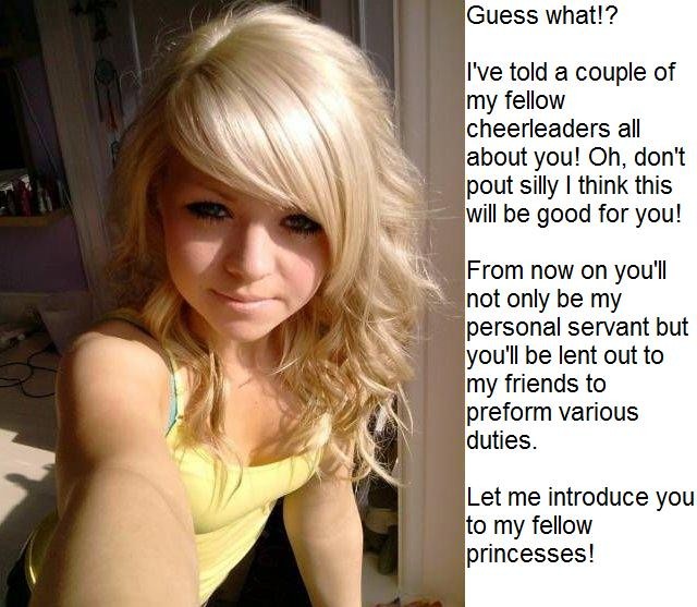 caption says it all once she had the inescapable chastity on me with the ball shocker she not only that out me as her personal servant, but felt obligated to shares me with her friends so i cold do their chores too.  I had the feeling that although releas