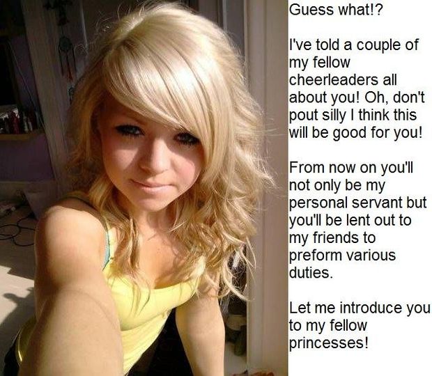 caption says it all once she had the inescapable chastity on me with the ball shocker she not only that out me as her personal servant, but felt obligated to shares me with her friends so i cold do their chores too.  I had the feeling that although releas
