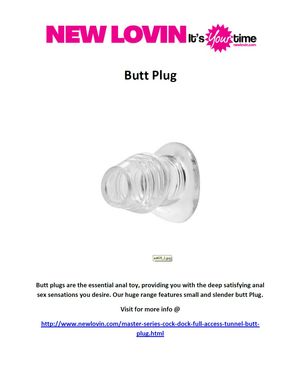 Butt Plug visit for more info @ newlovin