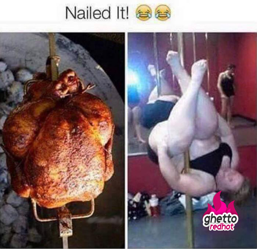 Fat stripper on a rotisserie