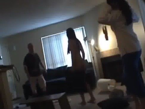 Husband Caught His Horny Nude Lesbian Wife [ 21]