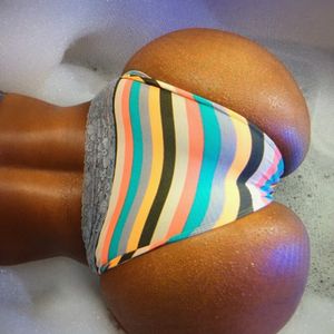 Hot panties photo with gorgeous black butt