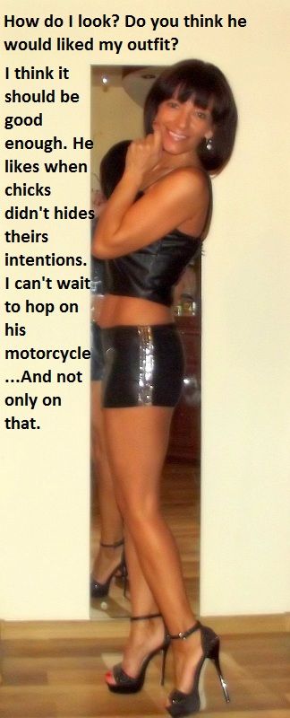 Do i look good? ... Good for a cheap and horny slut like i wanna be for him?
