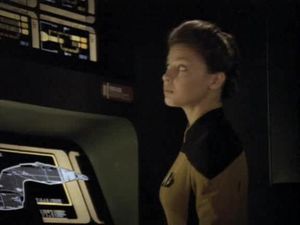 Ashley Judd as Ensign Robin Lefler - TNG - Darmok
