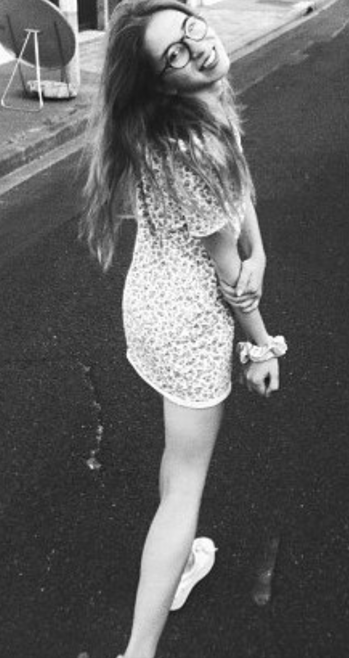 In the street