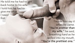 it's for me, not his wife.