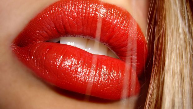 Sexy Full Red Lips
