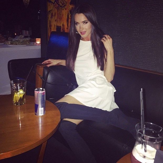 Slutty and horny party chick