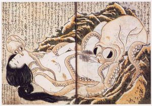 The Dream of the Fisherman's Wife - Hokusai 1814