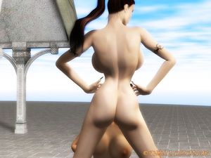 Lovely lesbian booty in incredible anime porn picture