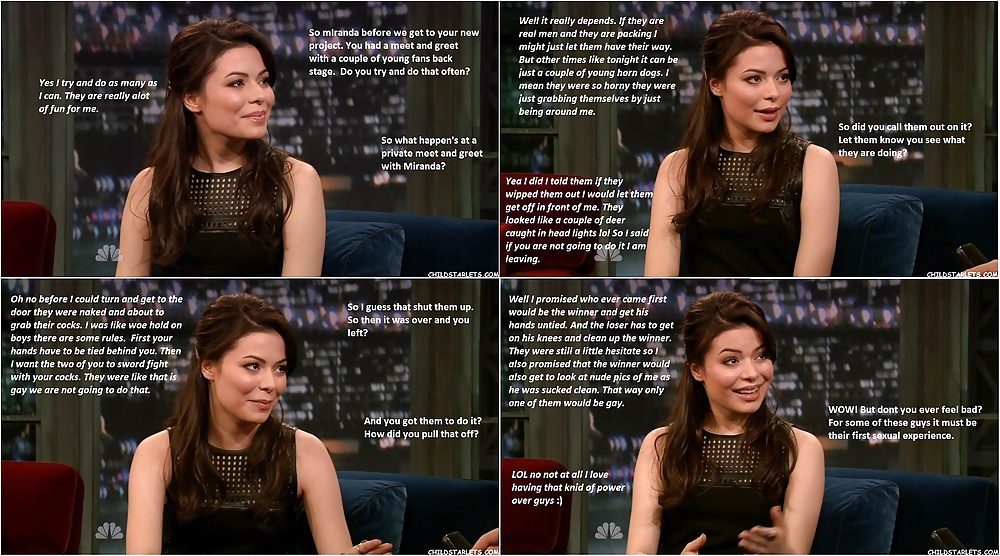 Miranda Cosgrove caption