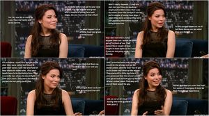 Miranda Cosgrove caption