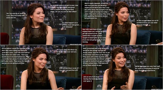 Miranda Cosgrove caption