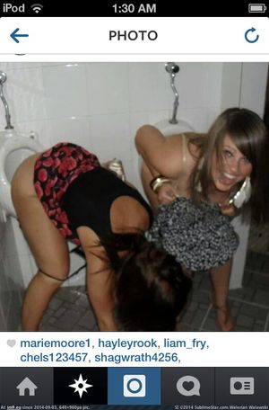 Teens Peeing in urinal