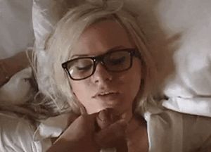 Nerdy cumshot.