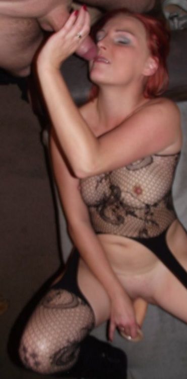 Nasty redhead cock sucker
