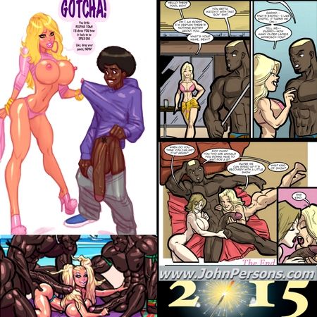 blonde milf wants big black cocks John Persons interracial porn comics