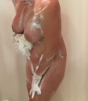 Sexy amateur wife taking a shower