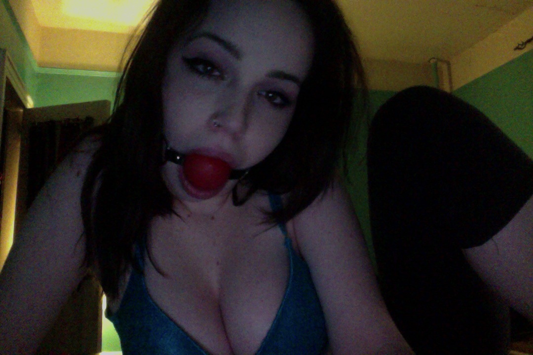 Submissive selfie