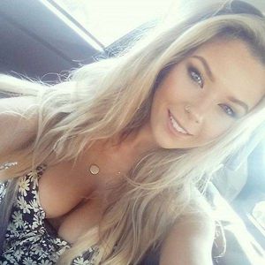 Pretty busty blond